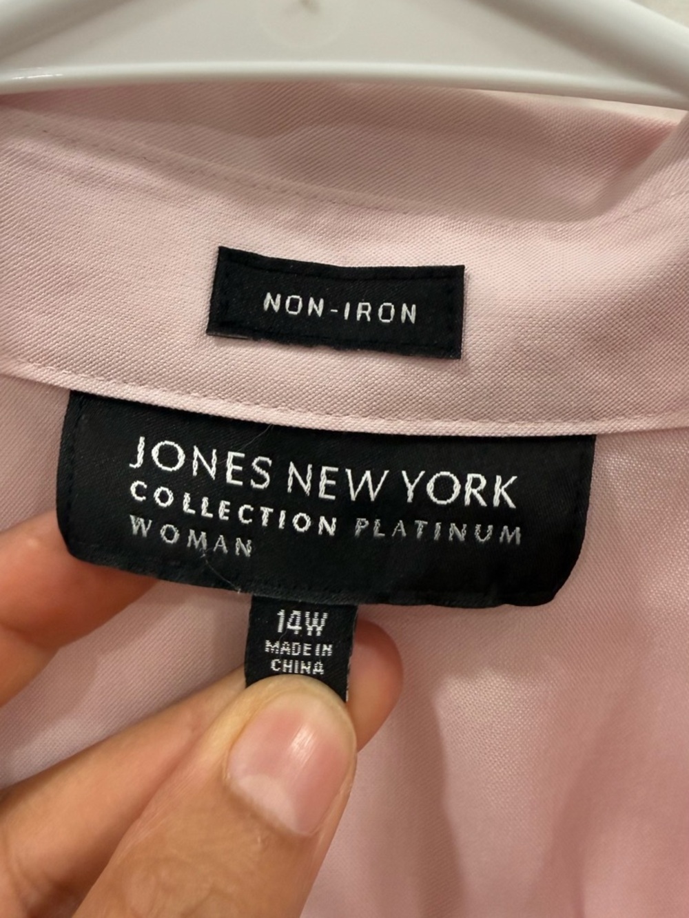 Jones New York Light Pink Blouse - Picture 2 of 5